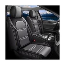 YORKNEIC Seat Covers for Jeep Renegade 2015-2024: 2 Row 5 Seat Full Set Leath...