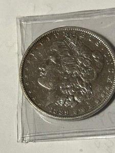 1889 P Morgan Silver Dollar AU