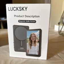 Vlog Selfie Monitor Screen iPhone/ Android, Wireless Mirroring with Remote