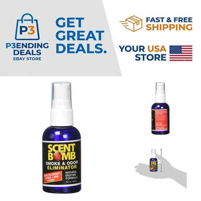 #ad Portable On Contact Smoke and Odor Eliminator Spray 6 Hour Freshness 2 oz. $9.59