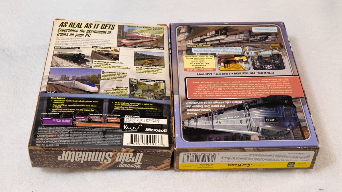 Microsoft Train Simulator and American Classics, CIB | eBay