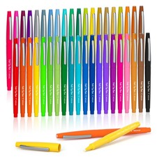 Lelix 40 Colors Felt Tip Pens, Medium Point 1 Count Pack of 40 , 40