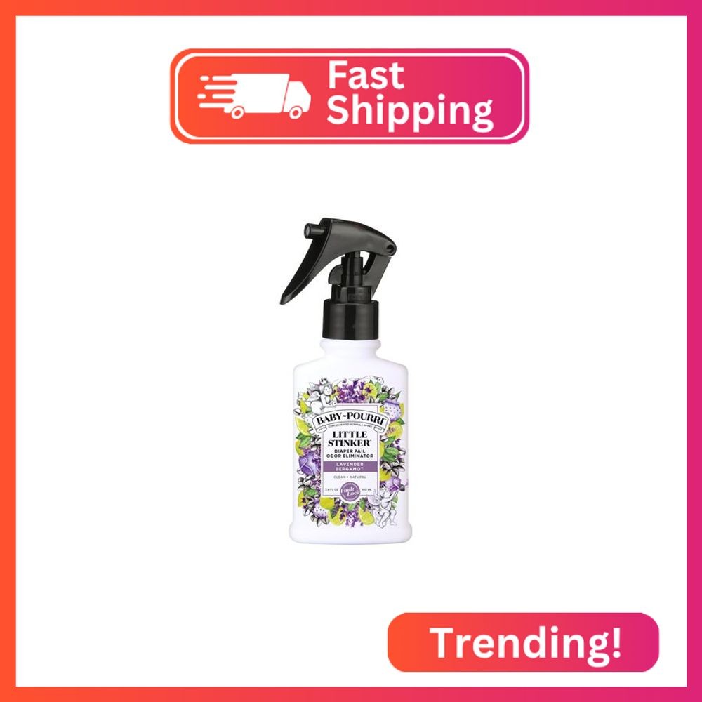 Pail Deodorizer Spray, 3.4 Fl Oz, Up To 150 Us