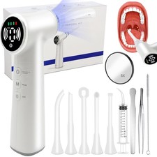 Tonsil Stone Vacuum Removal Kit with LED Light - Electronic Tonsil Stone Remover