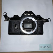 Nikon EM Black Body Only 35mm SLR Film Camera Shutter Tested No Lens