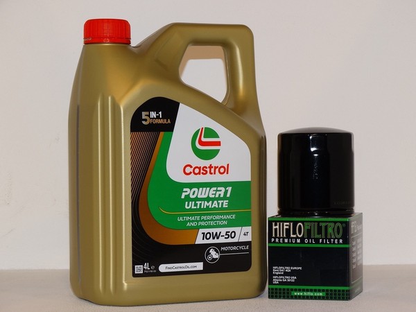 BMW R1100 R,Rt Bj:95-01,4 Ltr.,Castrol Premium 10W50,ÖL U. ÖLfilter-image