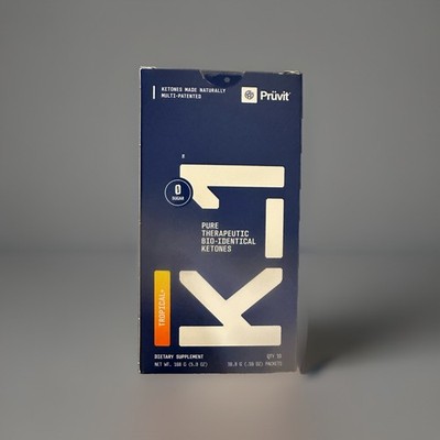  PRUVIT ketone drink  Keto NEW K1 BERRY TROPIC FLAVOR Charged 10 pack EXP:2027