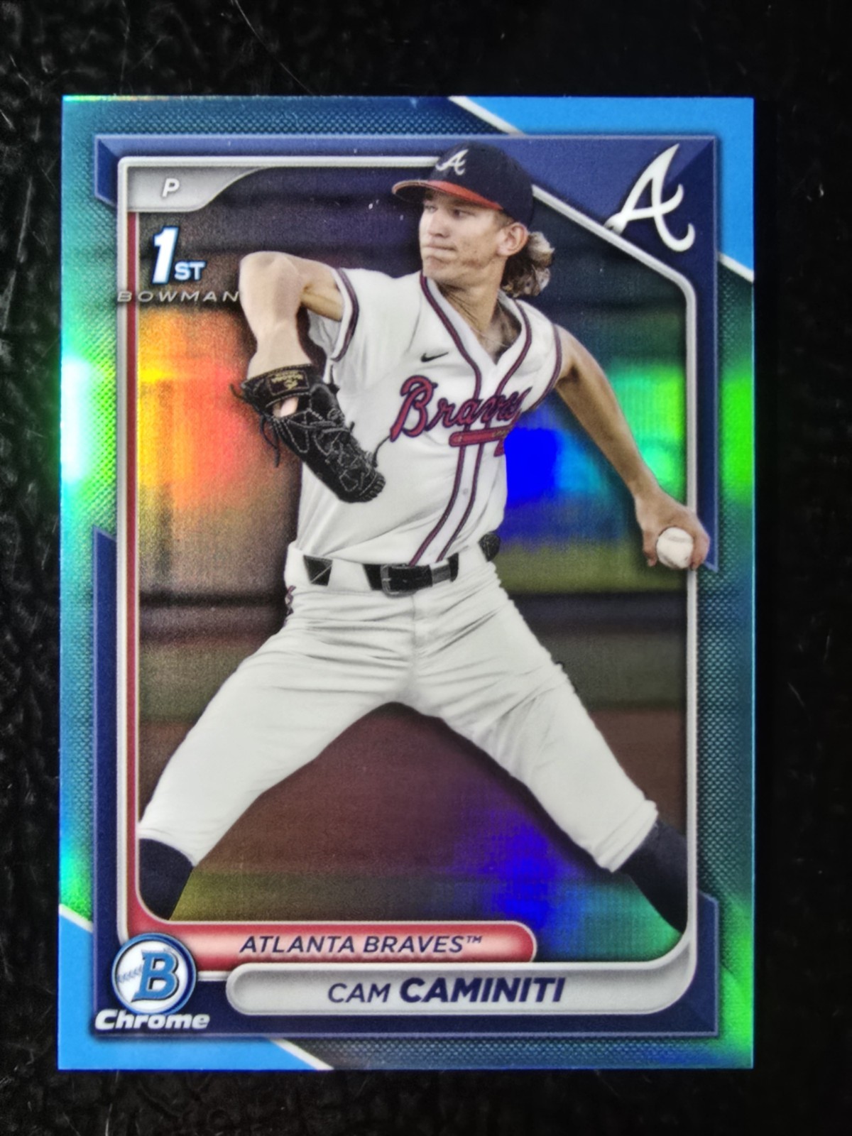2024 "Bowman Draft" Cam Caminiti (Sky Blue 1st Bowman Chrome) Atlanta Braves RC