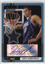 2004-05 Bowman Signature Numbered to 169 160/169 Kris Humphries #70 Auto 0zg4