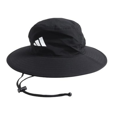 [Adidas Golf] Golf Cap Wide Blim Hat Men's Black　Japan