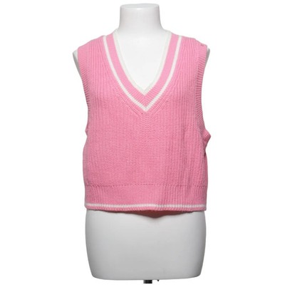 Divided by H&M, Pullunder, Größe: L, Pink, Acryl, Einfarbig, Grobstrick #eCy