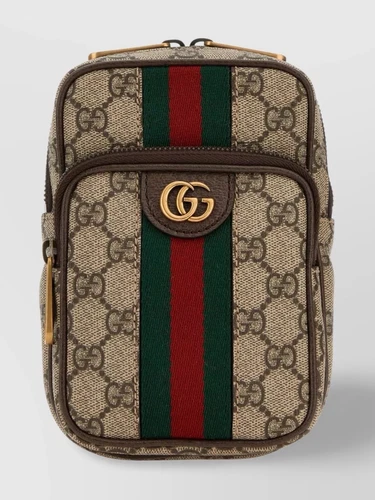 Sac ceinture poche avant GUCCI Ophidia Gg multicolore