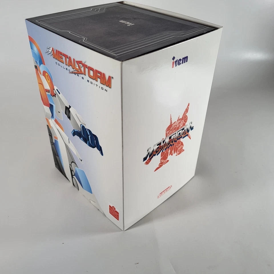 Metal Storm Edición Coleccionista NES Azul Translúcido CIB Como Nuevo Retro-Bit Irem Foto 3 de 4