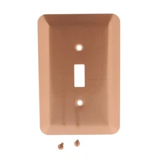 Leviton 89301-COP Copper 1-Gang Oversize Toggle Switch Wallplate Jumbo Cover