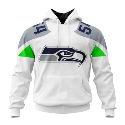 Seattle Football Team Seahawkss | Personalized Hoodie Away Design