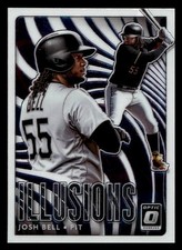 2020 Donruss Optic #OI-11 Josh Bell Rookie Optic Illusions Pirates
