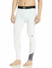 MISSION VaporActive Voltage Compression Leggings for Men WHITE Size (M)