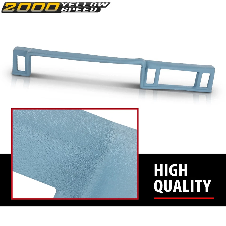 Fit For 1983-1988 Ford Ranger Bronco II DashBoard Cover Overlay Light Blue - Image 4 of 4