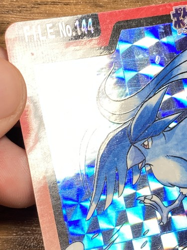Pokemon Carddass Card Articuno File No.144 Bandai Pocket Monsters 1997 Holo - Picture 16 of 20