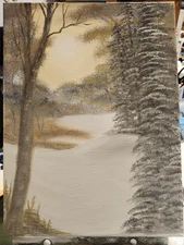 Winter Scene oil painting