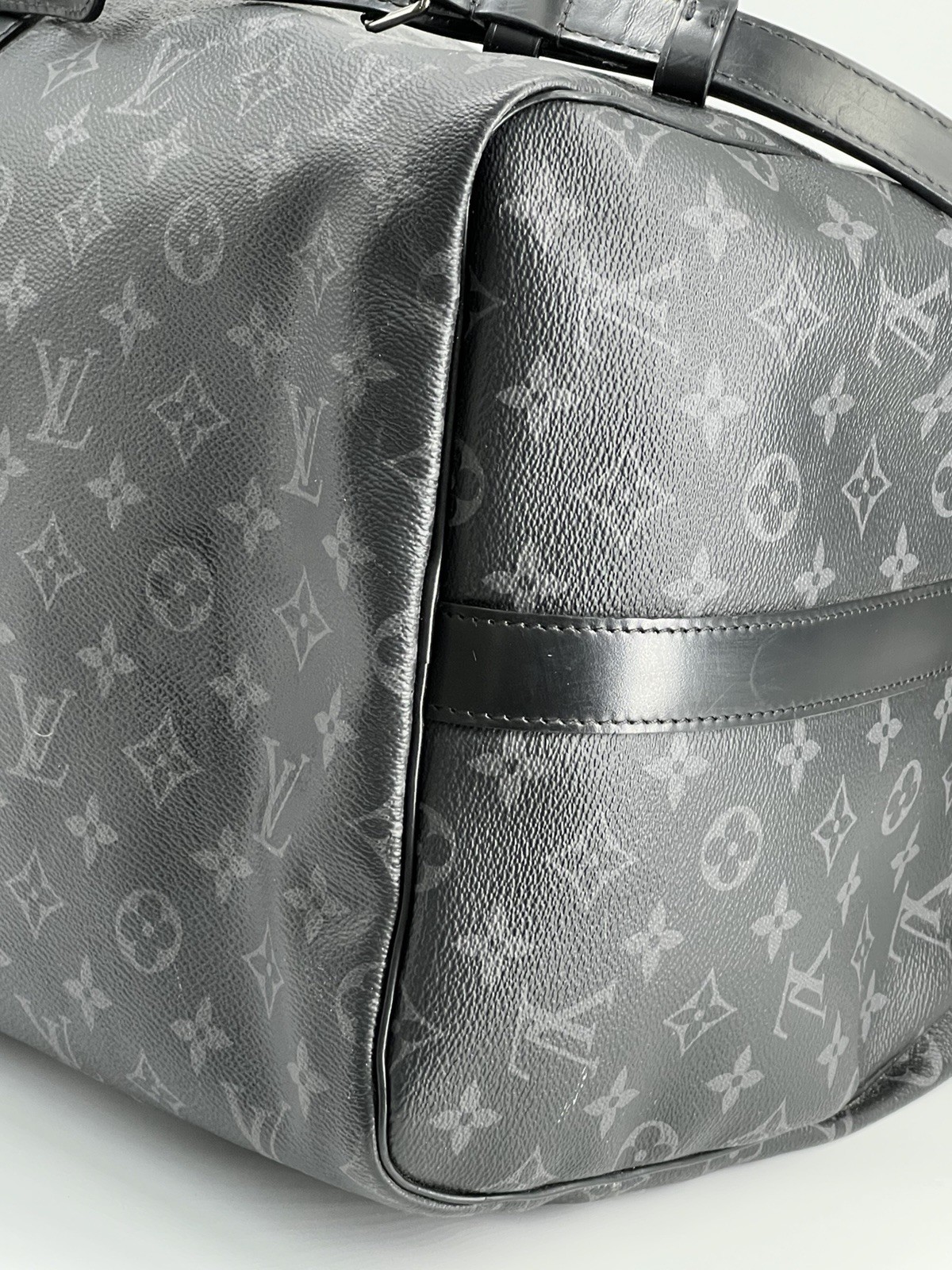 Louis Vuitton Monogram Eclipse Keepall Bandoulier… - image 7