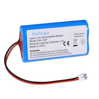 3.7V 5200mAh Rechargeable Lithium-Ion Battery Pack   High-Capacity, 1S2P Desi...
