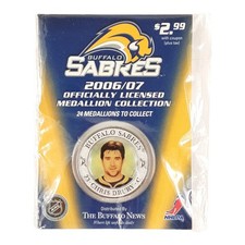 2006/07 Buffalo Sabres #23 Chris Drury Official NHL Hockey Licensed Medallion