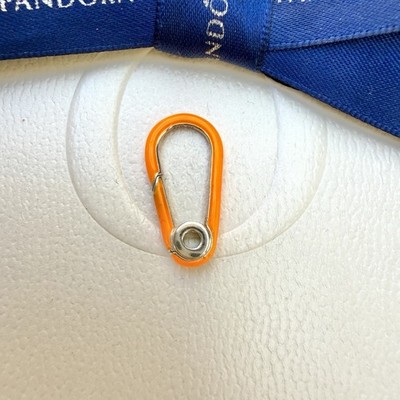 Authentic Pandora ME Bright Orange Hoop Link Earring #291982C01 MISSING HOOP