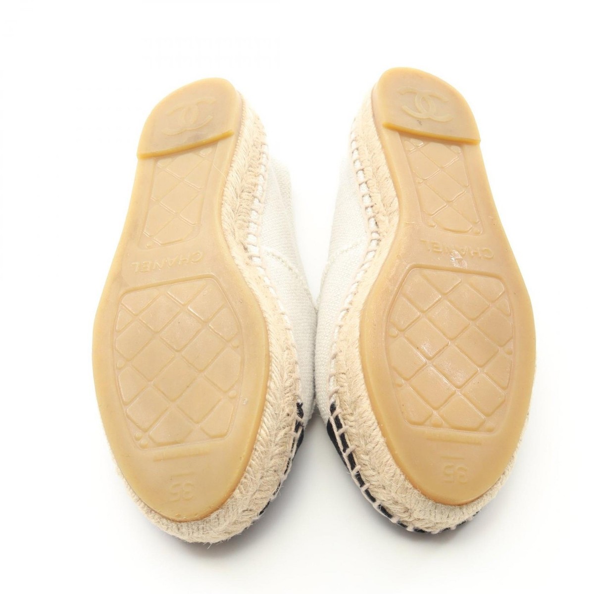 CHANEL（okima） Chanel Coco Mark Espadrilles G29762 Pink Canvas Sequin Jute