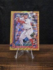 2025 Topps Chrome - Alex Bregman #247 Gold Wave Refractor 44/50. Red Sox. SP