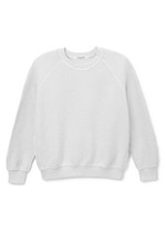 Perfect White Tee Ziggy Fleece Sweatshirt Women s Size Large White Brand New