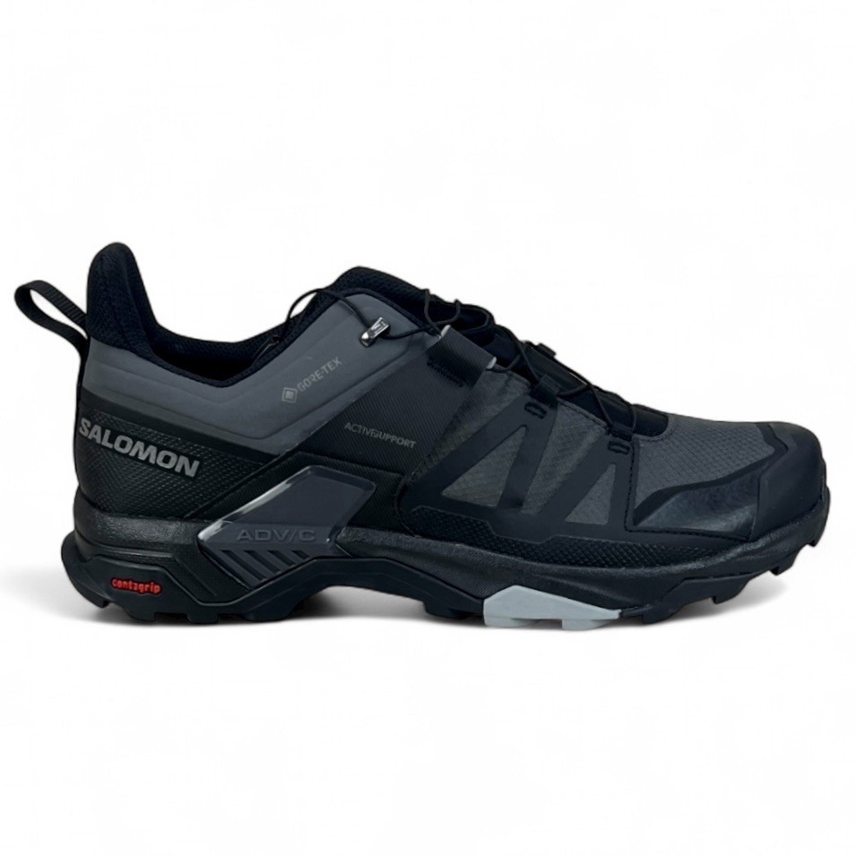 Scarpe da trekking Salomon X Ultra 4 GTX Gore Tex nere misura 11 5 impermeabili