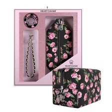 VELVET CAVIAR Pink Rose Floral Gift Set
