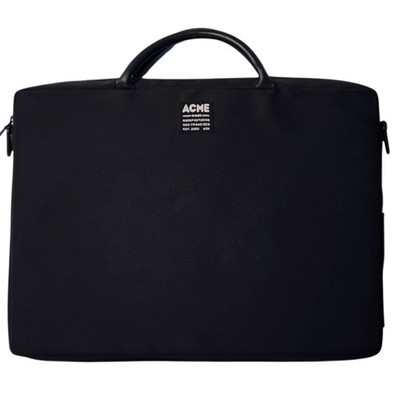 ACME Made Laptop Bag Black Nylon Briefcase Attache Case 