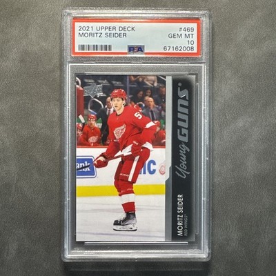 2021-22 Upper Deck Series 2 Hockey | Young Guns | Moritz Seider #469   PSA 10 