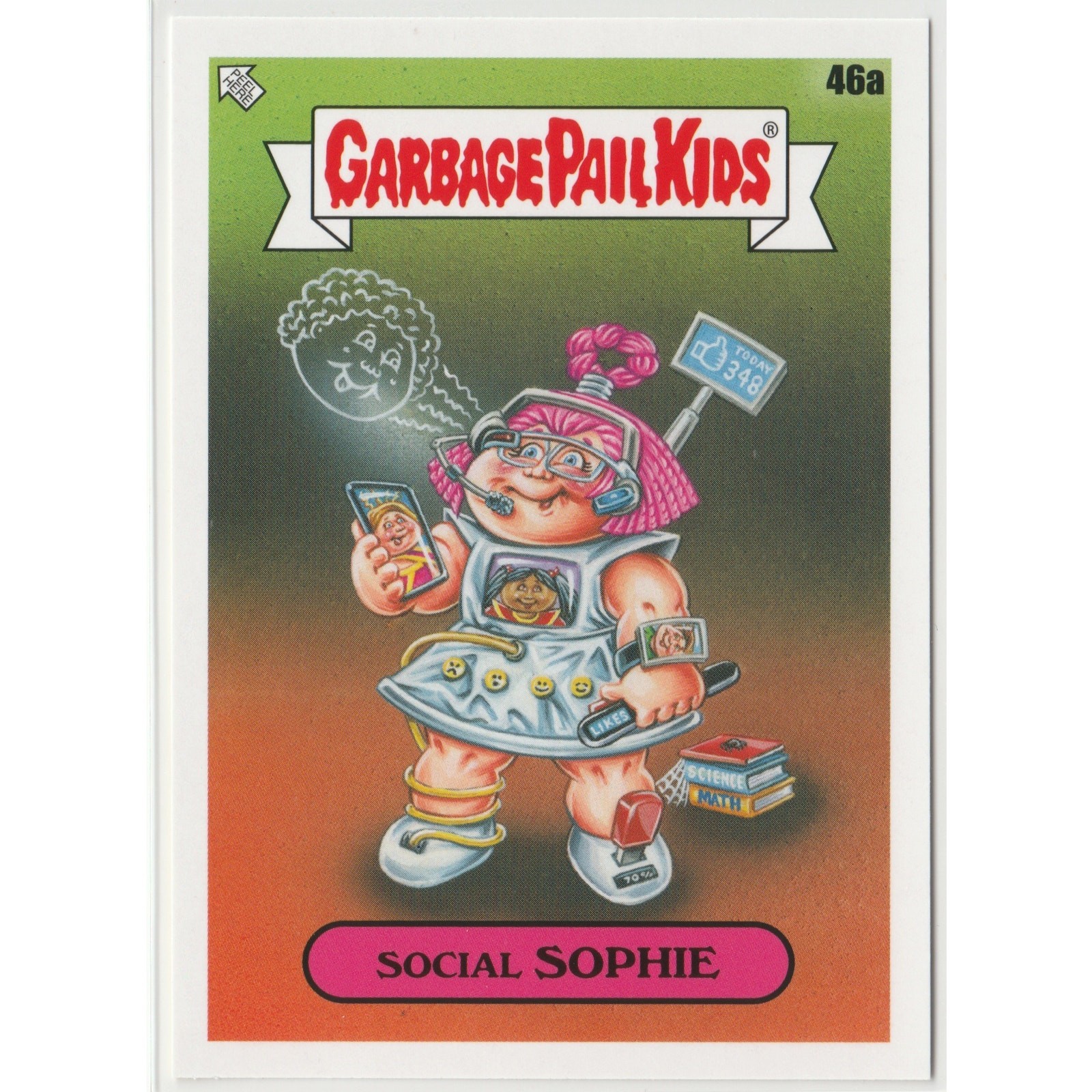 Social Sophie 46a Garbage Pail Kids GPK 2020 35th Anniversary Series Card
