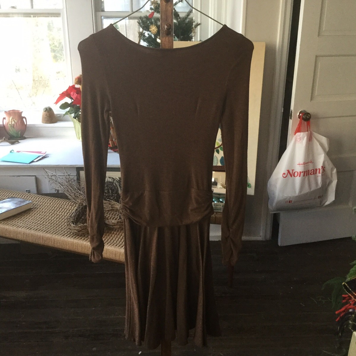 BCBG Maxazria Dress Brown Jersey XS/S | eBay BCBG Maxazria Dress Brown Jersey XS/S | eBay