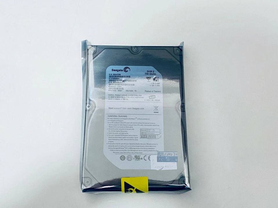 Seagate HDD Hard Drive Disk For PC 3.5" IDE PATA 750GB 16M 7200 RPM PATA/IDE/EID - Image 3 of 4