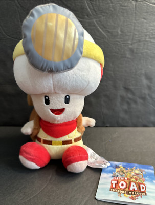 Super Mario Captain Toad Treasure Tracker With Tag Plush Little Buddy San-Ei