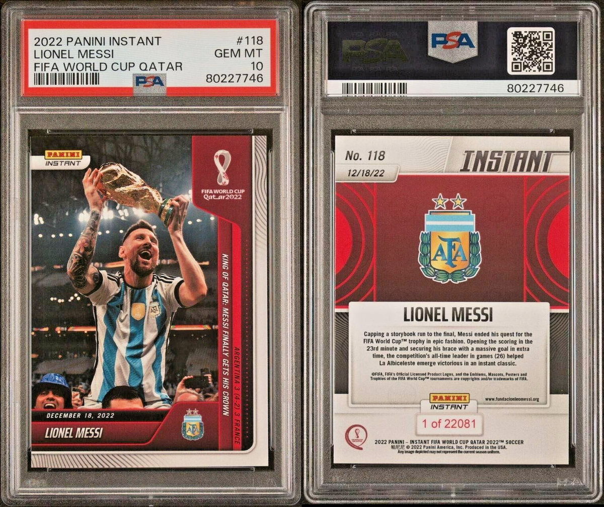 2022 Panini Instant FIFA World Cup Qatar /22081 Lionel Messi 2022 Panini Instant FIFA World Cup Qatar /22081 Lionel Messi