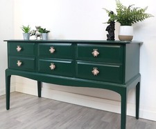 Produktbild - Konsolentisch Hirsch Minnesänger mit 6 Schubladen, Schminktisch Sideboard Kommode