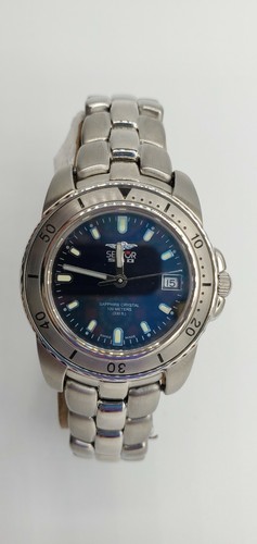 Sector 550 esfera azul cristal zafiro alta calidad reloj suizo señora nuevo - Imagen 10 de 10