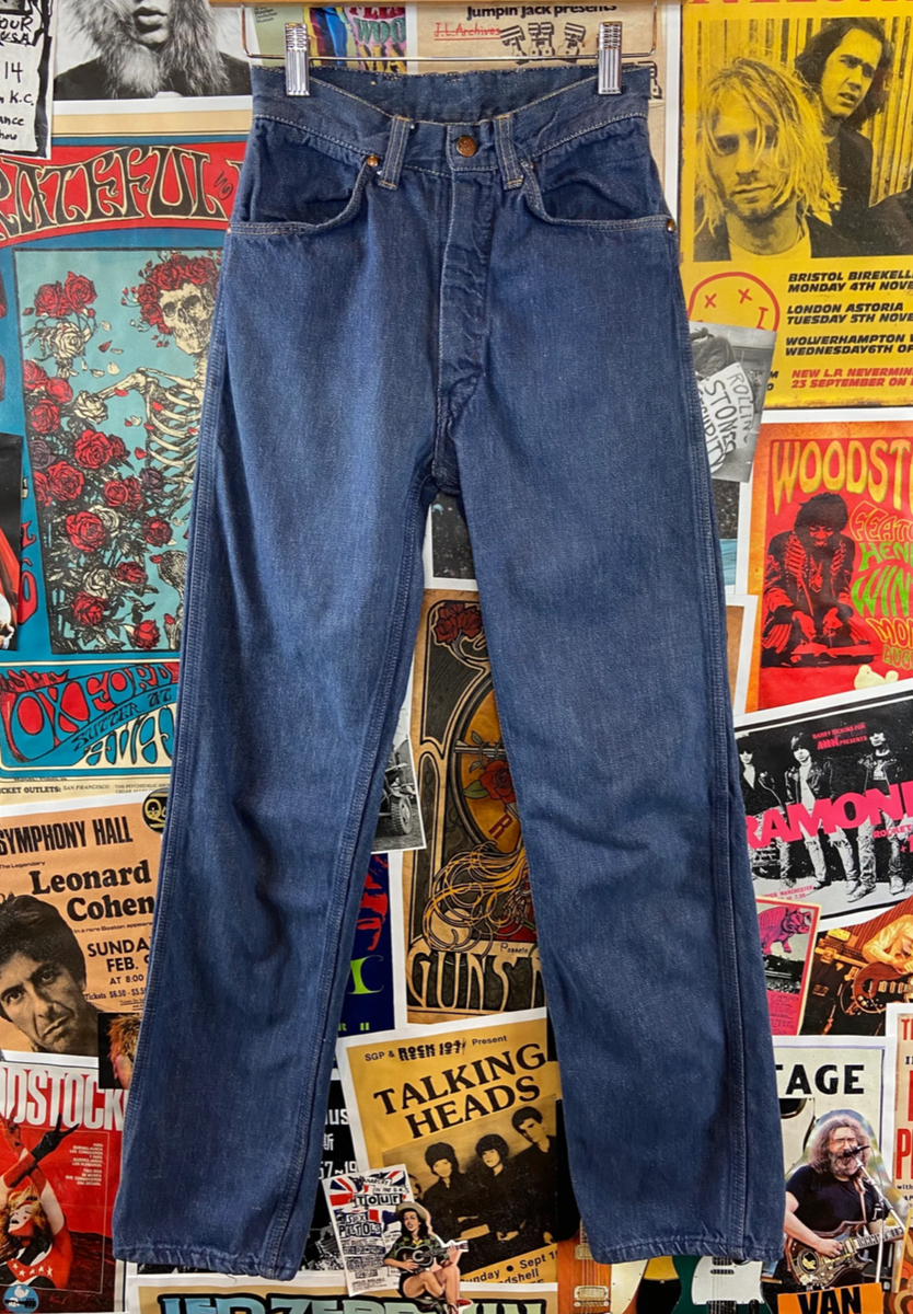 USA製 60's~70's Vintage MONTGOMERY WARD Vintage 60s Dark Wash Montgomery Ward Ranch 101 24x29 Denim Jeans