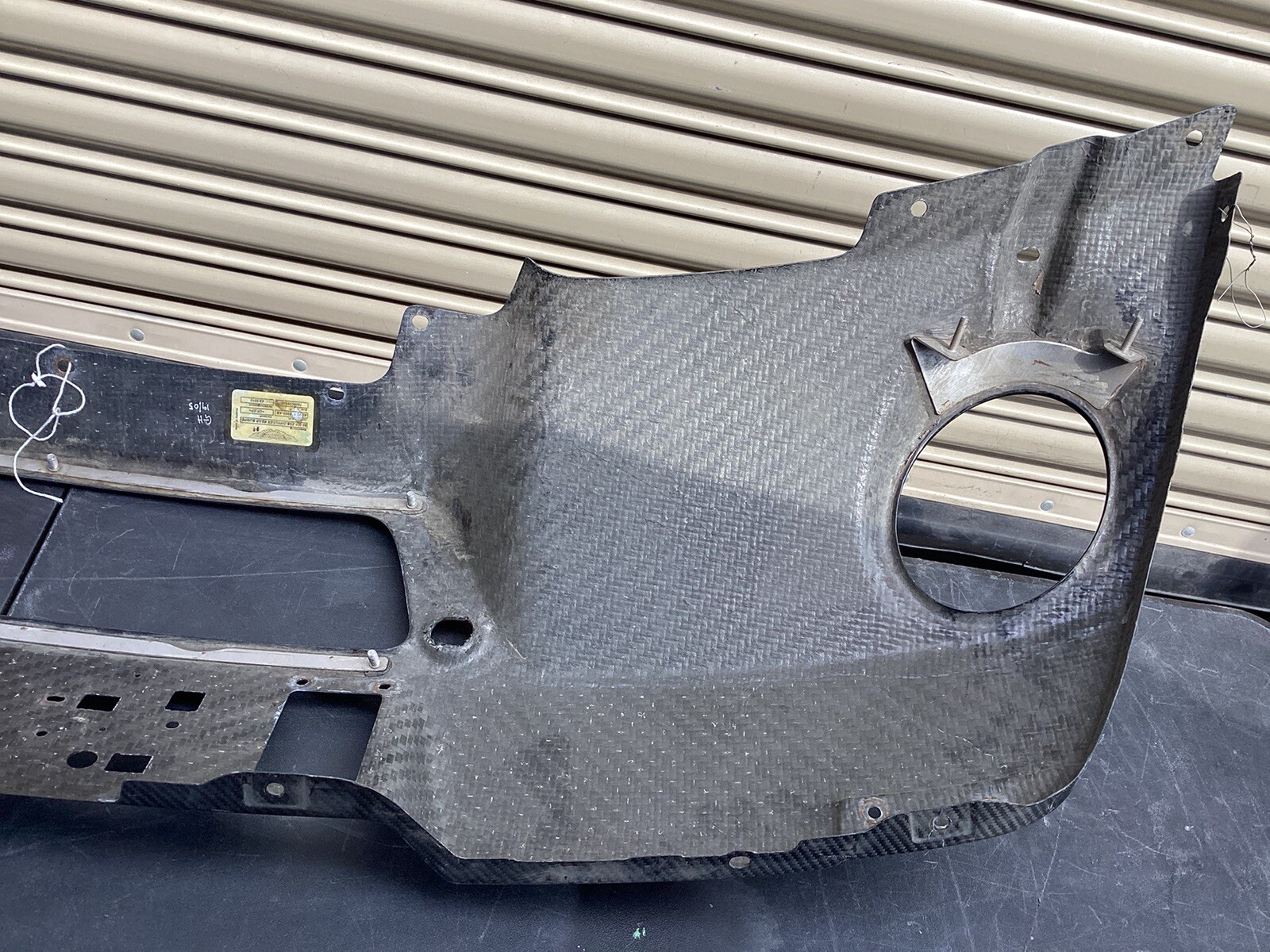 Aston Martin Vantage V8 V12 OEM Carbon Fiber Rear Bumper Diffuser DD2317E955AA