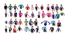 NEW! Child Medium Clearance Gymnastics Competition Leotards-Many  to choose from