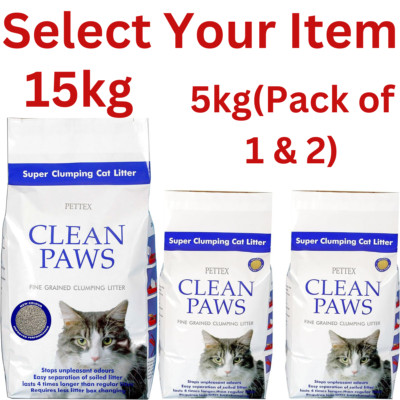 Pettex Clean Paws Microgranule Super Clumping Ultra Cat Litter