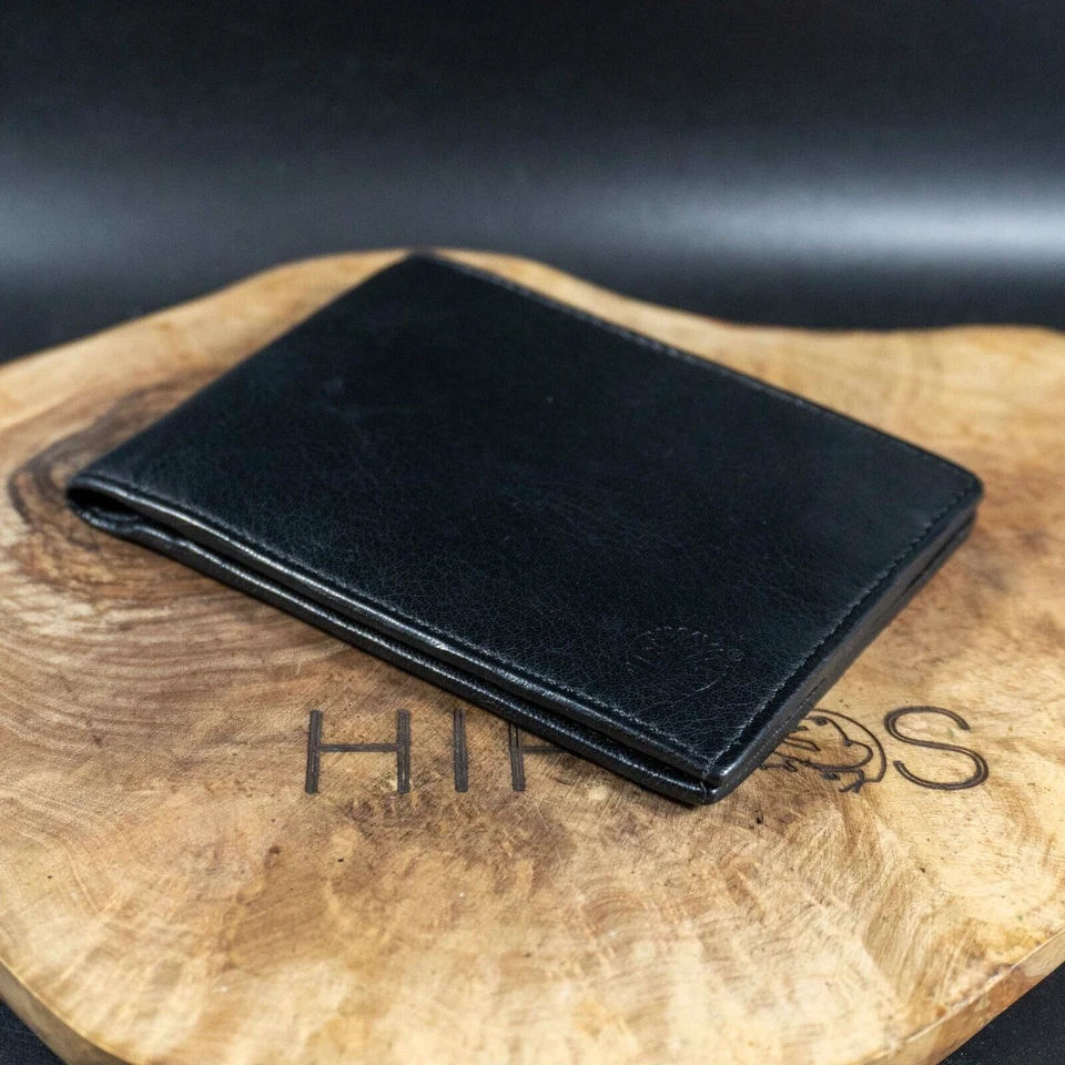 Portafoglio Timberland da uomo bifold in pelle nero - Immagine 2 di 4