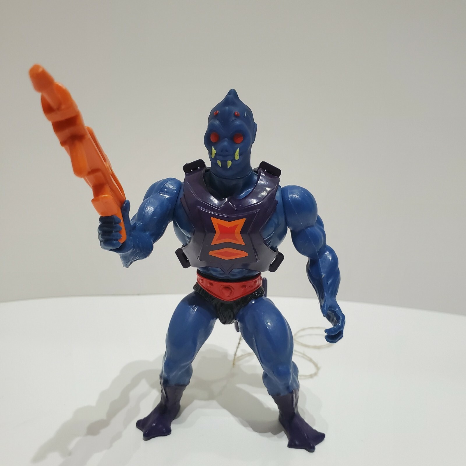 MOTU, stor, Masters of the Universe, vintage, figure, gun, HeMan