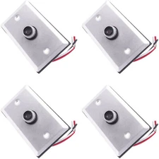 4x Photocell Thermal Type Light Sensors w/Wall Plate Dusk to Dawn Wire-in Switch