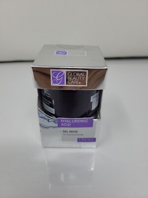 Global Beauty Care Hyaluronic Acid Gel Face Mask 1.7 oz./50 ml. NEW In Box